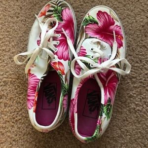 Hibiscus Print Vans